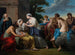 L'amitié die het ouder worden troost bij het verlies van schoonheid en het vertrek van plezier - Louis-Jean-François Lagrenée — weergave van het kunstwerk