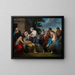 L'amitié die het ouder worden troost bij het verlies van schoonheid en het vertrek van plezier - Louis-Jean-François Lagrenée — ingelijst kunstwerk aan de muur