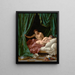 Mars en Venus, allegorie van de vrede - Louis-Jean-François Lagrenée — ingelijst kunstwerk aan de muur