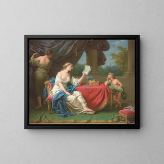 LouisJeanFranois Lagrene - Penelope Reading A Letter From Odysseus.webp