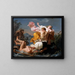 L'Enlèvement de Déjanire par le centaure Nessus - Louis-Jean-François Lagrenée — ingelijst kunstwerk aan de muur
