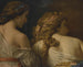 Twee nimfen - Louis-Jean-François Lagrenée — weergave van het kunstwerk
