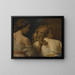 Twee nimfen - Louis-Jean-François Lagrenée — ingelijst kunstwerk aan de muur