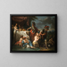 Ubalde en de Deense ridder - Louis-Jean-François Lagrenée — ingelijst kunstwerk aan de muur