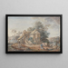 Le Petit Trianon Versailles - Louis-Nicolas van Blarenberghe — ingelijst kunstwerk aan de muur