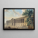 De colonnade van het Louvre rond 1800 aan de zijde van het terras van de Feuillants - Louis-Pierre Baltard — ingelijst kunstwerk aan de muur