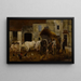 Groep runderen in de boerderijtuin - Louis-Robert Carrier-Belleuse — ingelijst kunstwerk aan de muur