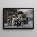 Porteurs de farine, scène parisienne - Louis-Robert Carrier-Belleuse — ingelijst kunstwerk aan de muur