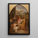 Saint Pierre geneest een kreupele bij de poort van de Tempel van Jeruzalem - Louis-Vincent-Léon Pallière — ingelijst kunstwerk aan de muur