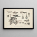 Recherches sur les poissons fossiles Pl101 - Louis Agassiz — ingelijst kunstwerk aan de muur