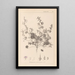 Herbier de la flore française Pl0073 - Louis Antoine Cusin — ingelijst kunstwerk aan de muur