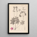 Herbier de la flore française Pl0077 - Louis Antoine Cusin — ingelijst kunstwerk aan de muur