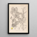 Herbier de la flore française Pl0159 - Louis Antoine Cusin — ingelijst kunstwerk aan de muur