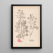 Herbier de la flore française Pl0210 - Louis Antoine Cusin — ingelijst kunstwerk aan de muur