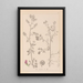 Herbier de la flore française Pl0252 - Louis Antoine Cusin — ingelijst kunstwerk aan de muur