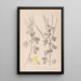 Herbier de la flore française Pl0306 - Louis Antoine Cusin — ingelijst kunstwerk aan de muur