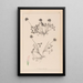 Herbier de la flore française Pl0356 - Louis Antoine Cusin — ingelijst kunstwerk aan de muur
