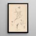 Herbier de la flore française Pl0413 - Louis Antoine Cusin — ingelijst kunstwerk aan de muur