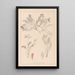Herbier de la flore française Pl0427 - Louis Antoine Cusin — ingelijst kunstwerk aan de muur