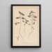 Herbier de la flore française Pl0840 - Louis Antoine Cusin — ingelijst kunstwerk aan de muur