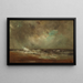 Marine Painting - Louis Artan — framed artwork on a wall