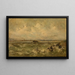 Maritiem landschap - Louis Artan — ingelijst kunstwerk aan de muur
