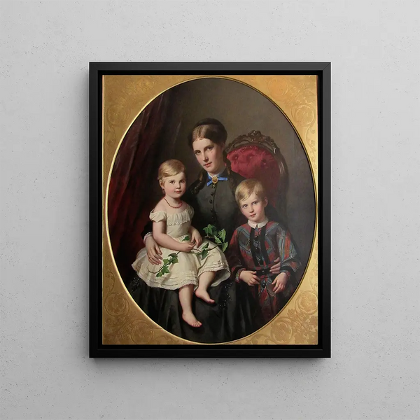 Louis Asher - Frau Fehling mit ihren Kindern.webp