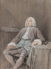 Portret vermoedelijke van de markies de Reverseaux zittend - Louis Aubert — weergave van het kunstwerk