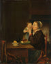 Een moeder en haar kind - Louis Bernard Coclers — weergave van het kunstwerk