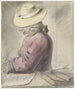 portret van Johann Goll von Franckenstein met hoed links - Louis Bernard Coclers — weergave van het kunstwerk