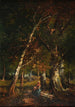 Bosje Fontainebleau - Louis Boulanger — weergave van het kunstwerk