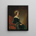 Dame met tulband of portret van Madame Moritz Koenigswarter en Cécilia Wertheimer - Louis Camille Muraton — ingelijst kunstwerk aan de muur