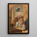 Het wonder van de brandende processie van de reliek van heilige Geneviève - Louis Charles Timbal — ingelijst kunstwerk aan de muur
