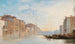 Le Grand Canal Venise - Louis Claude Mouchot — weergave van het kunstwerk