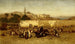 Market day outside the walls of Tangier, Morocco - Louis Comfort Tiffany — artwork view