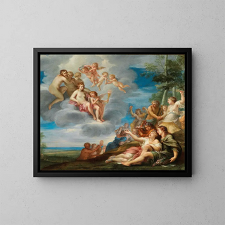 Louis Cousin - Venus and Apollo with the Muses.webp