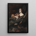 War - Louis Gallait — framed artwork on a wall