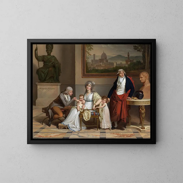 André-François Miot painting, envoy of the French Republic to the Grand Duke of Tuscany - Louis Gauffier — framed artwork on a wall