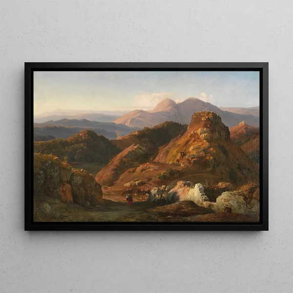 Louis Gurlitt - Abendstimmung in den Albaner Bergen.webp