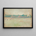 Landscape Painting - Louis Hayet — framed artwork on a wall
