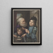 Elk zijn meug naar Godfried Schalcken - Louis Henri de Fontenay — ingelijst kunstwerk aan de muur