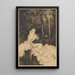 Orchideeën - Louis Icart — ingelijst kunstwerk aan de muur