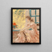 Pensief - Louis Icart — ingelijst kunstwerk aan de muur