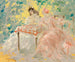 Onder de pergola - Louis Icart — weergave van het kunstwerk