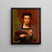 Portrait of the artist - Louis Janmot — framed artwork on a wall