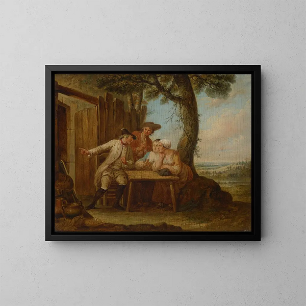 The Return - Louis Joseph Watteau — framed artwork on a wall