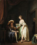 Vergelijking van kleine voeten - Louis Léopold Boilly — weergave van het kunstwerk