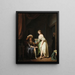 Vergelijking van kleine voeten - Louis Léopold Boilly — ingelijst kunstwerk aan de muur