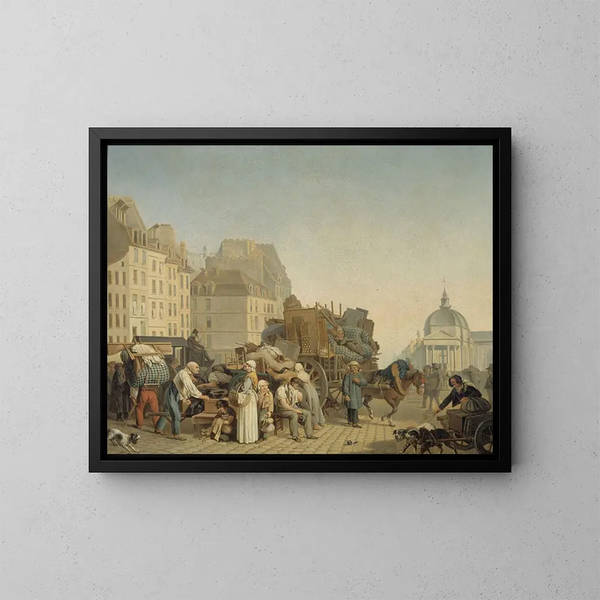 De Verhuizingen - Louis Léopold Boilly — ingelijst kunstwerk aan de muur