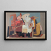 De Lezer - Louis Marcoussis — ingelijst kunstwerk aan de muur